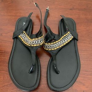 NWT Just Fab Orlando Sandals - size 6.5